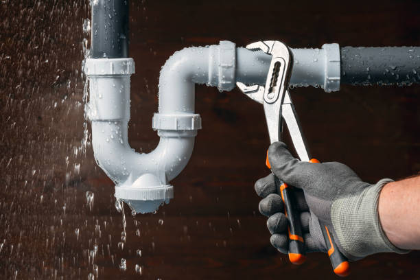 Professional Gas Line Repair technician working in Milton, MA